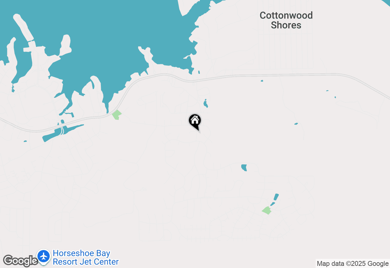 Map of Lot K13076 Chuck Wagon, Horseshoe Bay, TX 78657