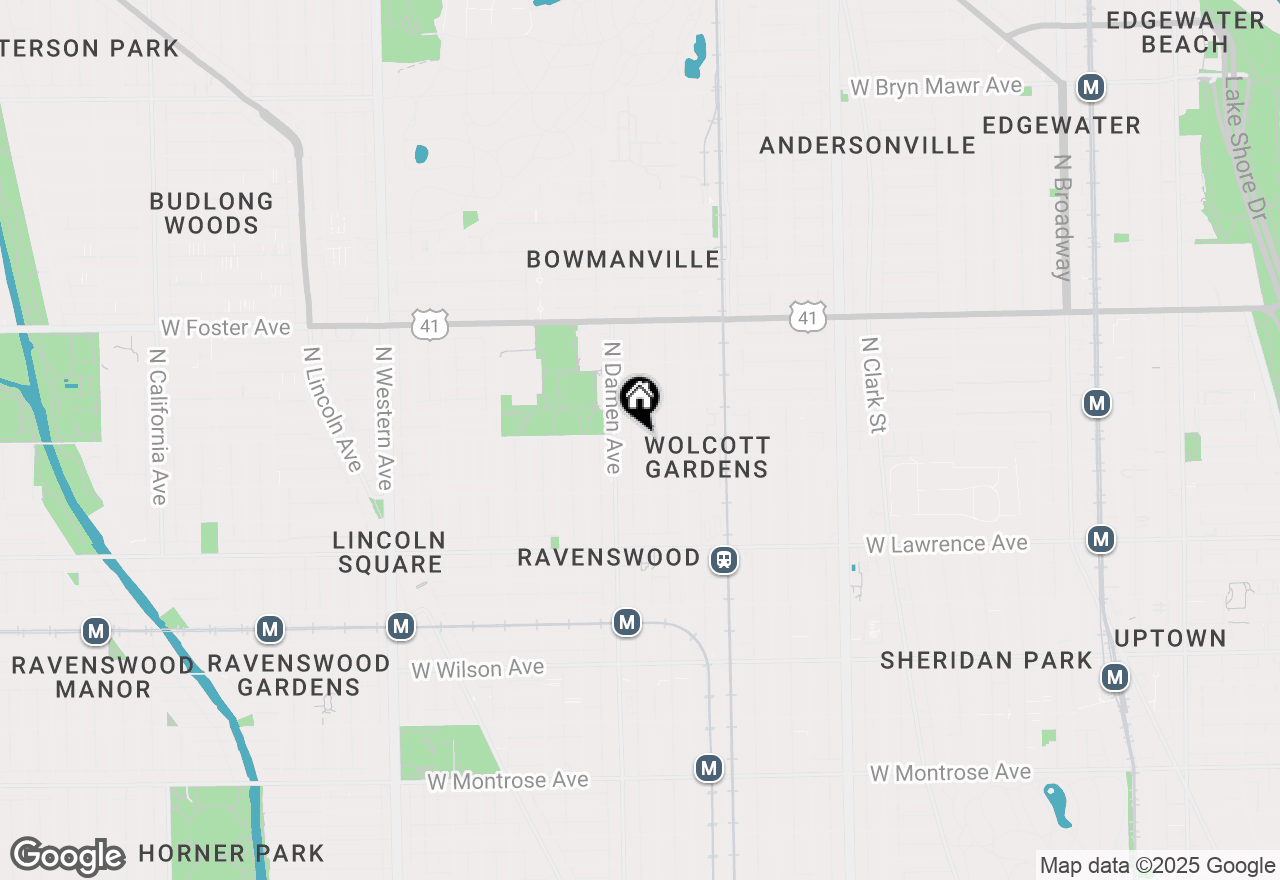 Map of 4956 N Winchester Avenue #1, Chicago, IL 60640