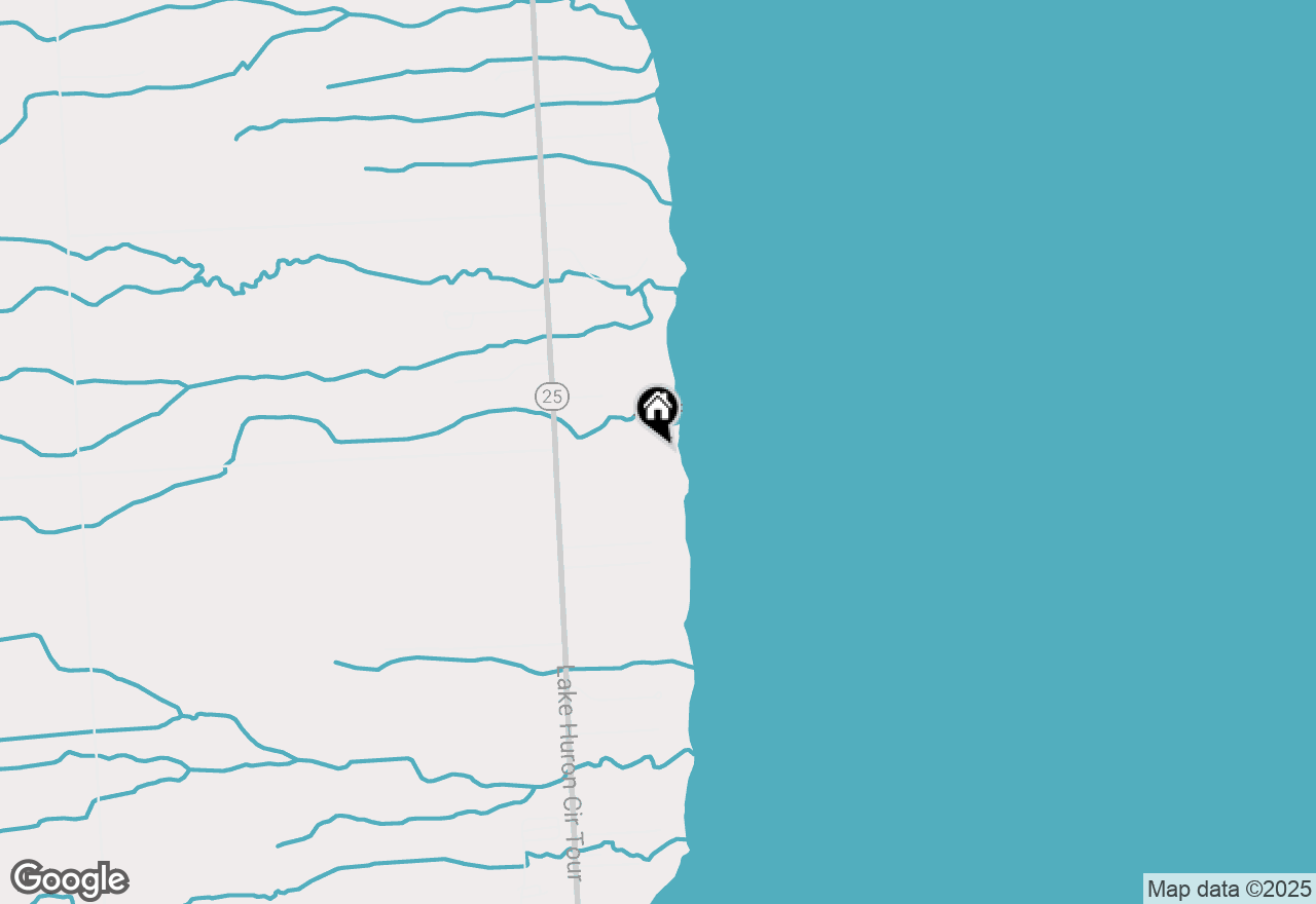Map of 7350 Aitken Road, Lexington, MI 48450
