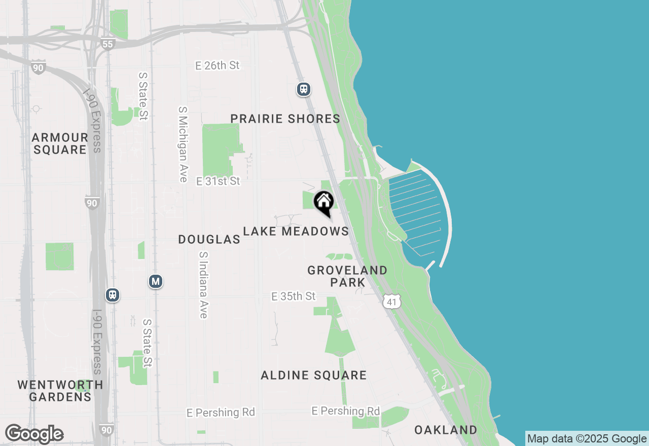 Map of 601 E 32nd Street #PH5, Chicago, IL 60616