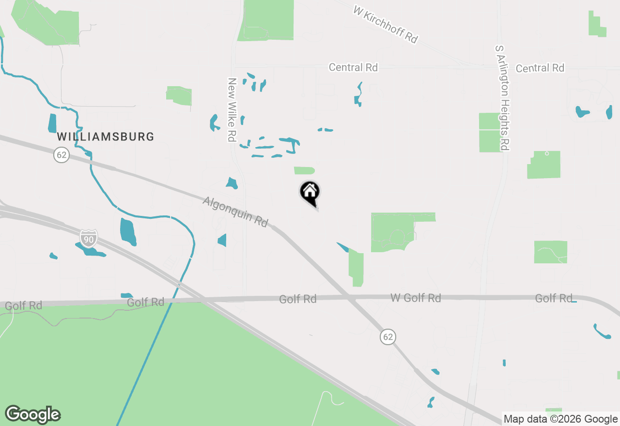 Map of 1211 W Haven Drive, Arlington Heights, IL 60005