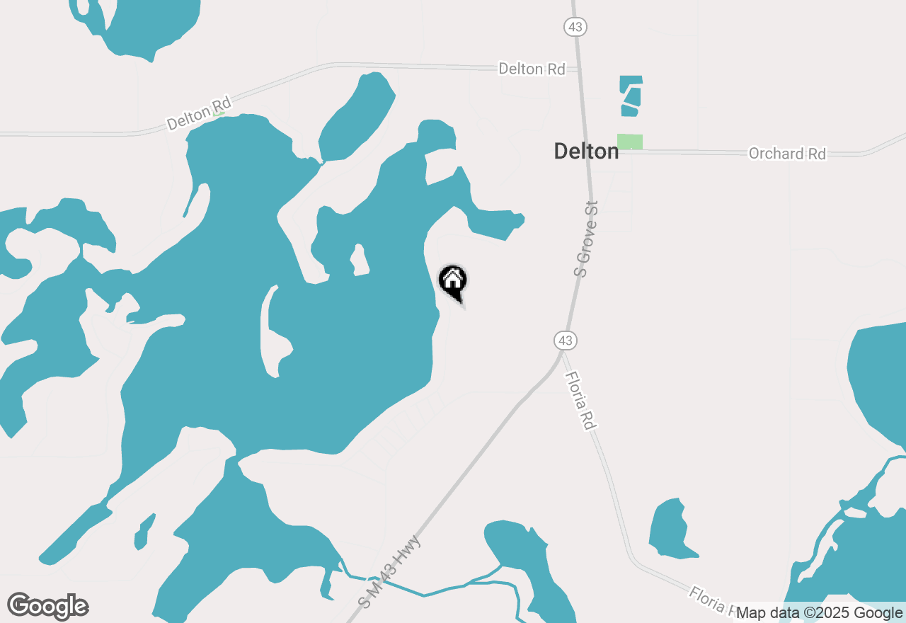 Map of 11029 E Shore Drive, Delton, MI 49046