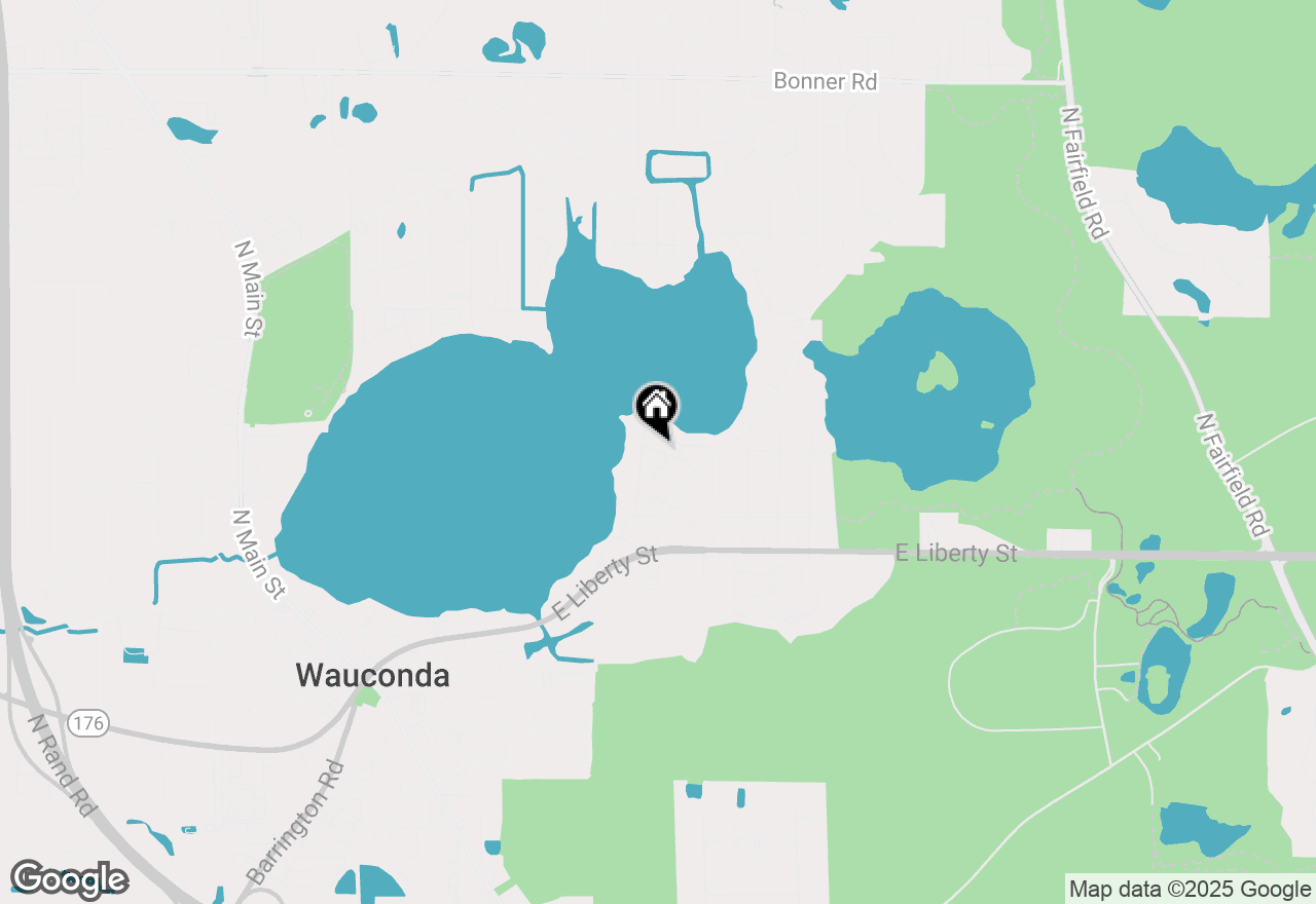 Map of 413 Edgewater Lane #413, Wauconda, IL 60084