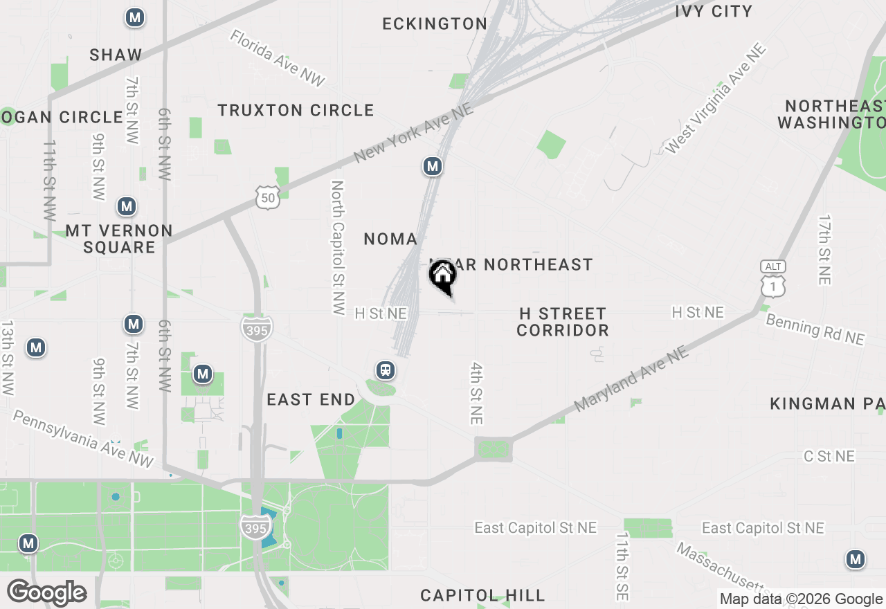Map of 215 I Street Ne #311, Washington, DC 20002