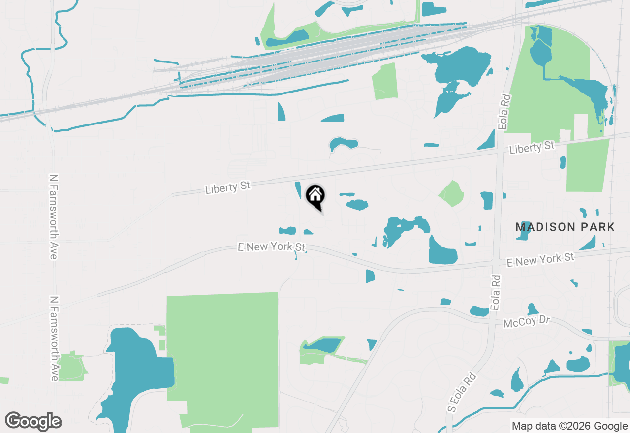 Map of 2304 Hudson Circle, Aurora, IL 60502