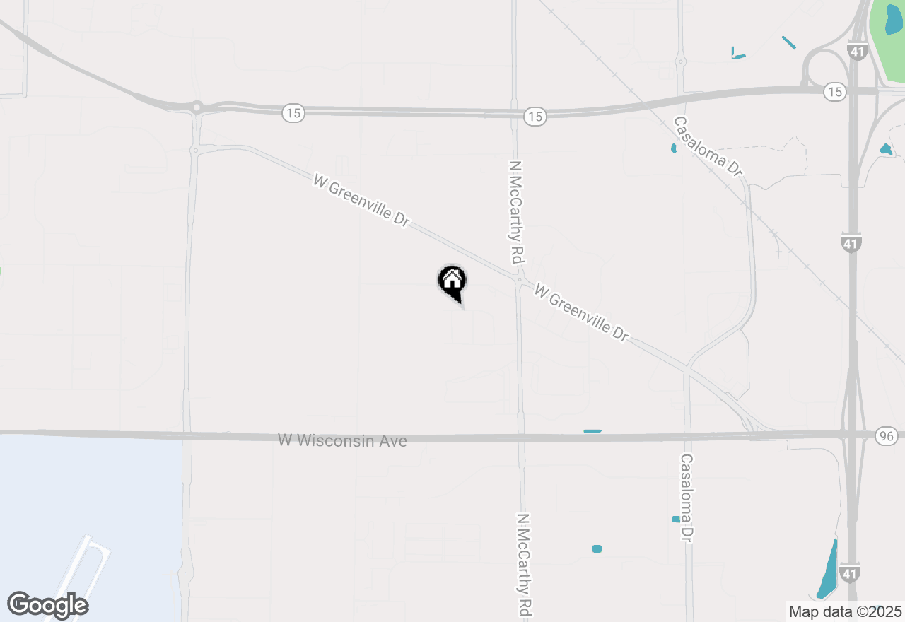 Map of 5356 W Pleasant Way, Grand Chute, WI 54913