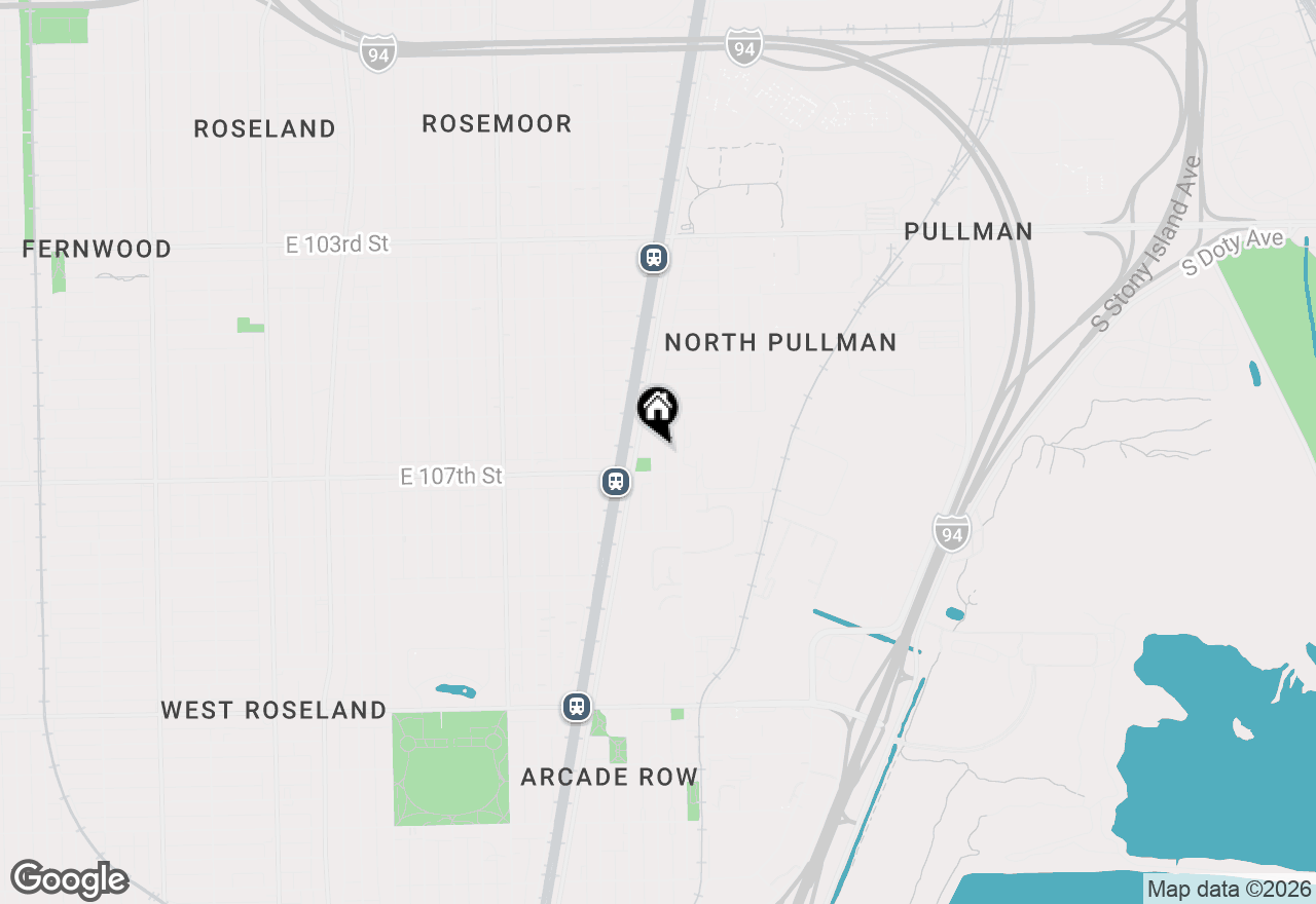 Map of 10645 S Champlain Avenue, Chicago, IL 60628