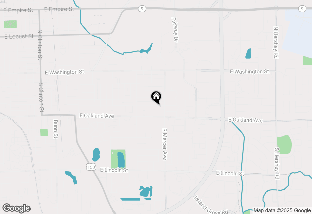 Map of 2009 E Jackson Street, Bloomington, IL 61701