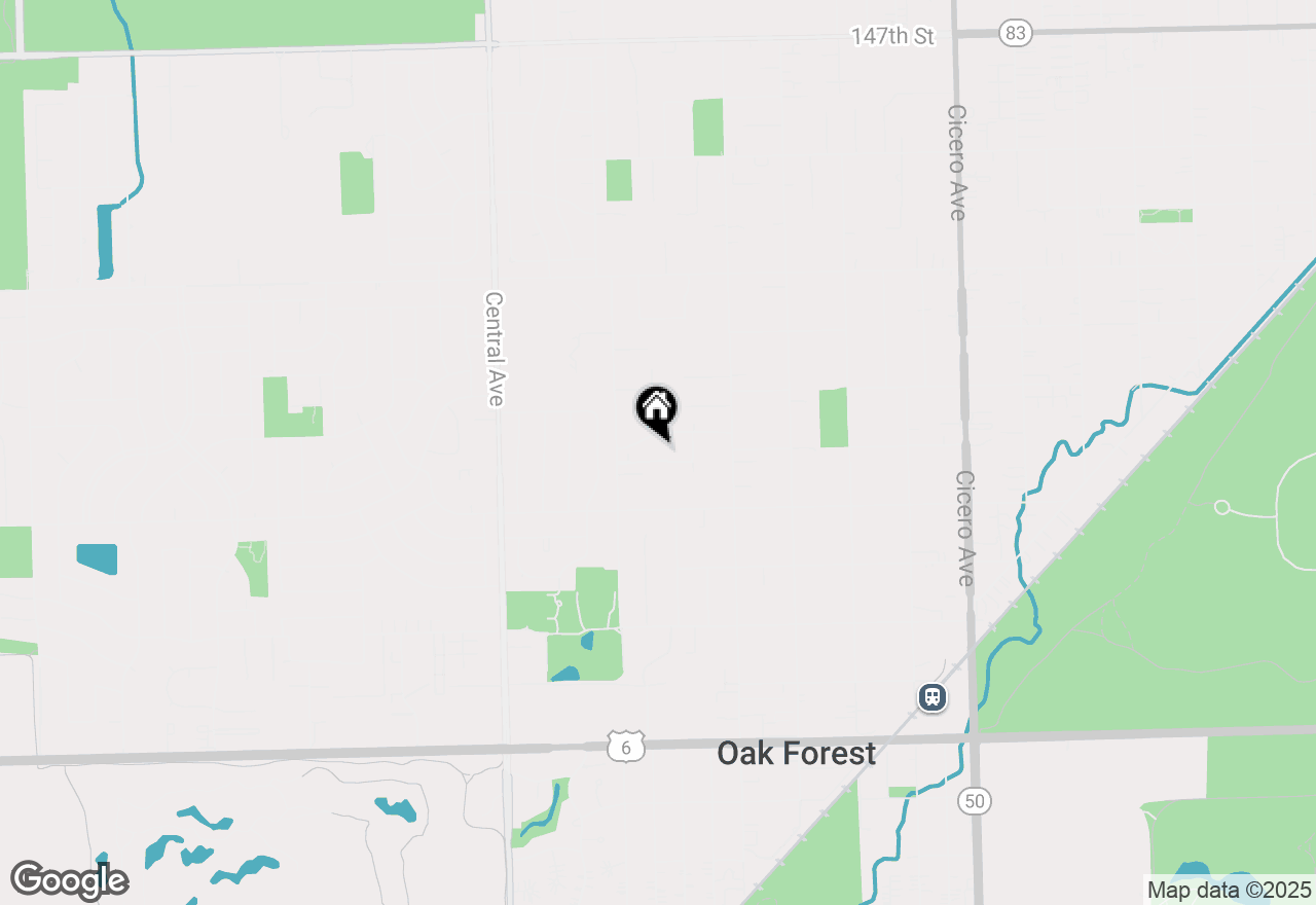 Map of 5237 Diamond Drive #A, Oak Forest, IL 60452