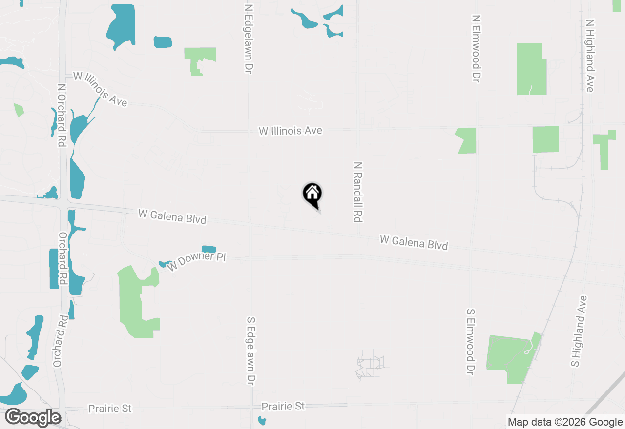 Map of 106 Buell Court, Aurora, IL 60506