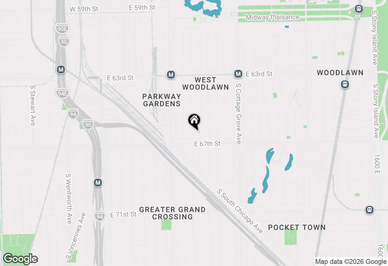 Map of 6620 S Rhodes Avenue, Chicago, IL 60637