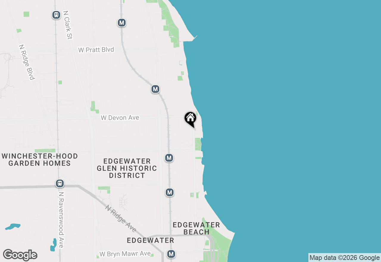 Map of 6300 N Sheridan Road #203, Chicago, IL 60660
