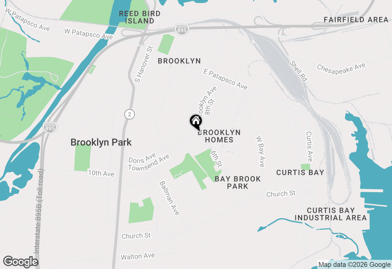 Map of 4111 Doris Avenue, Baltimore, MD 21225