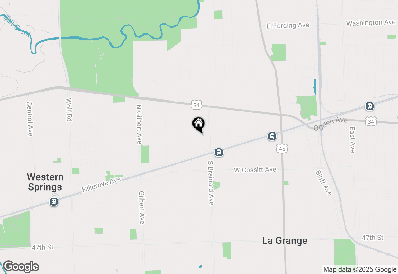 Map of 48 N Park Road, La Grange, IL 60525