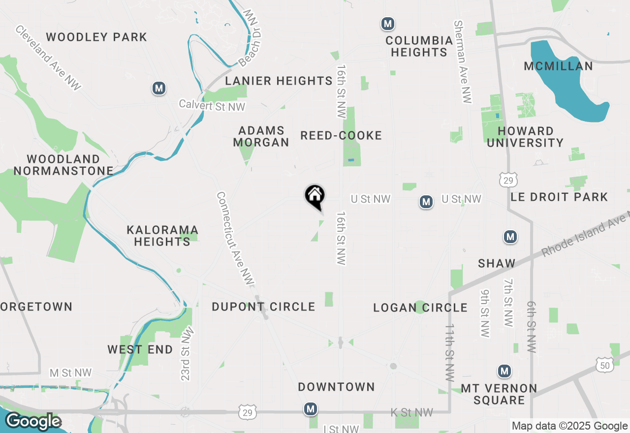 Map of 1908 17th Street Nw, Washington, DC 20009