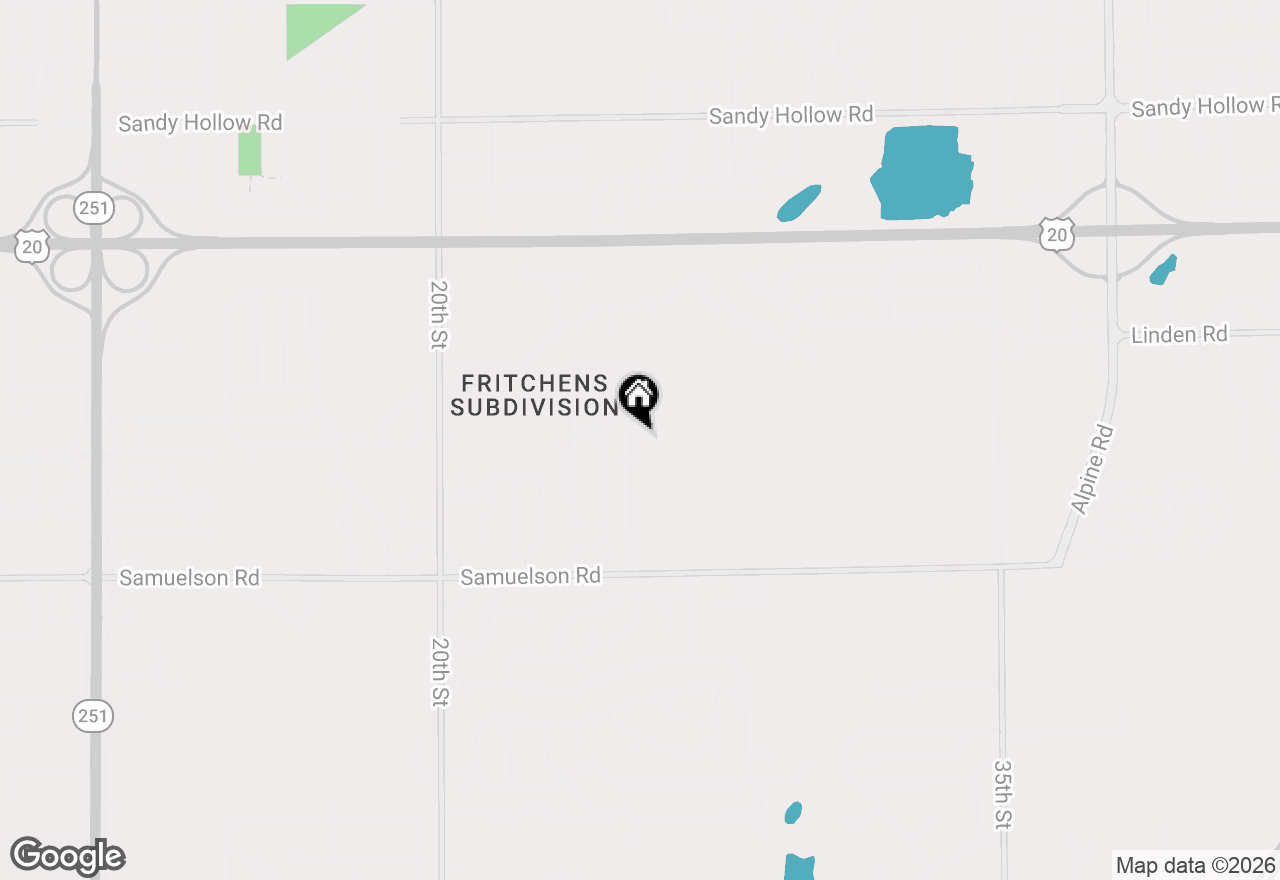 Map of 4720 Lincliff Drive, Rockford, IL 61109