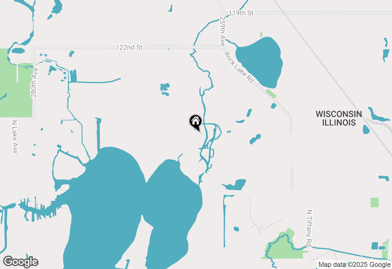 Map of 25176 W Linden Lane, Antioch, IL 60002