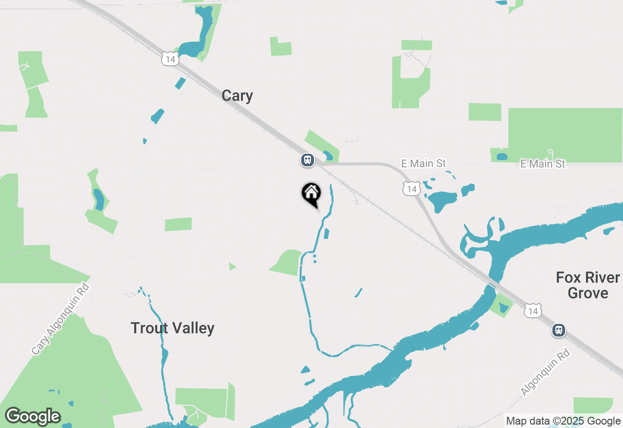 Map of 321 Cold Spring Street, Algonquin, IL 60102
