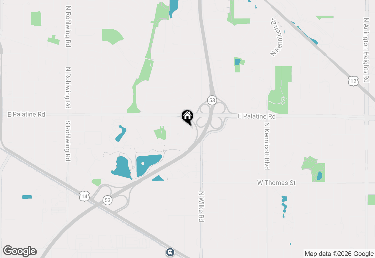 Map of 40 S Arlene Avenue, Palatine, IL 60074