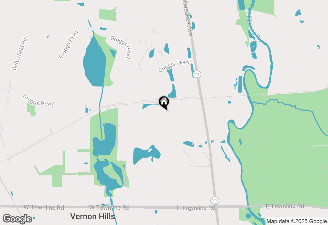 Map of 526 Council Circle, Vernon Hills, IL 60061