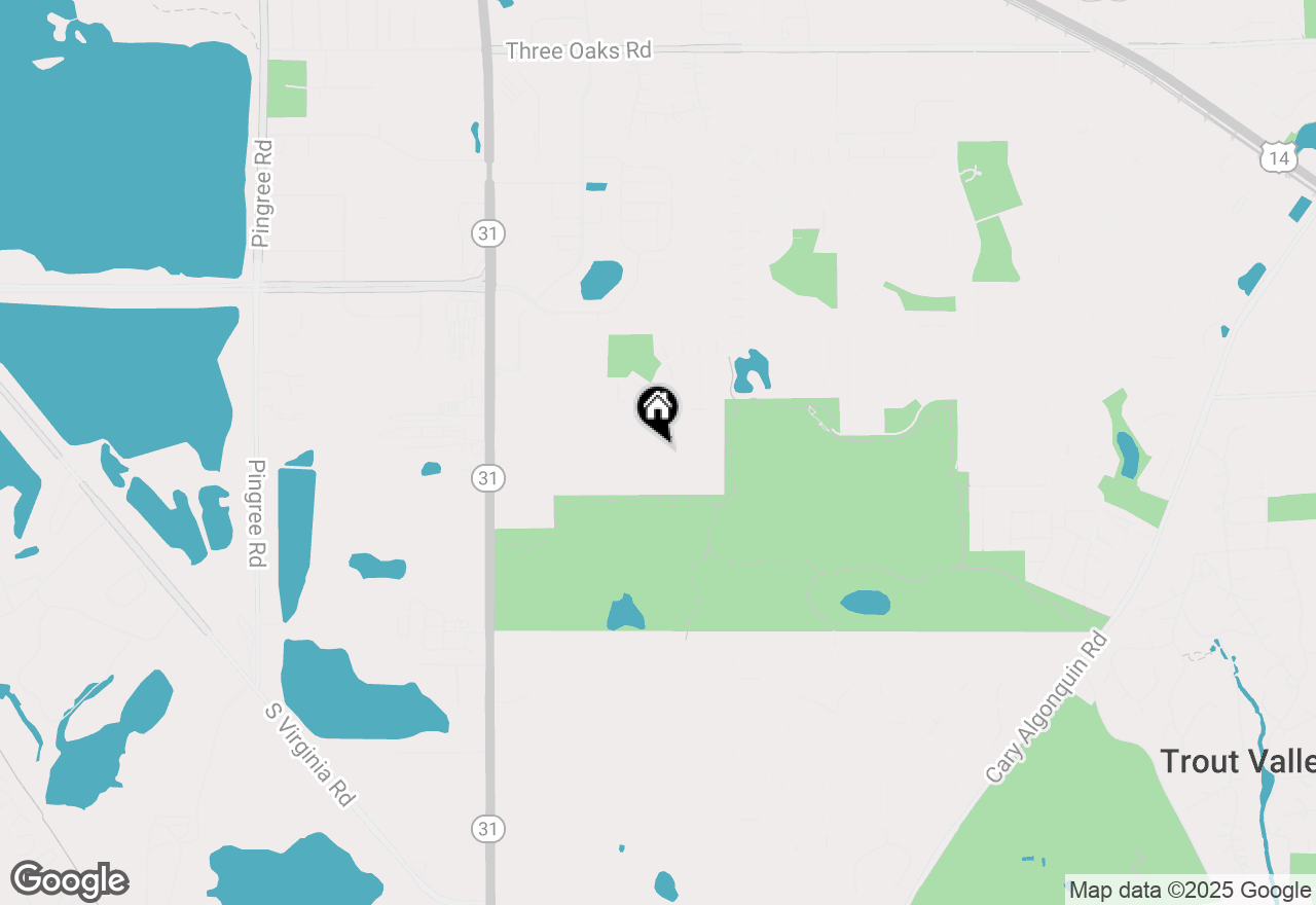 Map of 1551 Augusta Lane, Cary, IL 60013