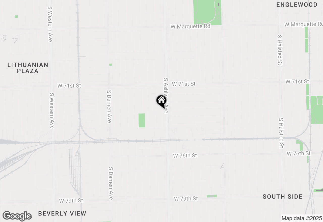 Map of 7253 S Marshfield Avenue, Chicago, IL 60636