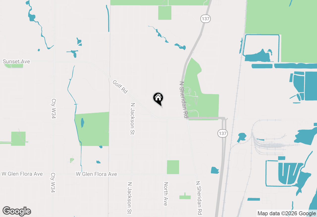 Map of 462 Glendenning Place, Waukegan, IL 60085