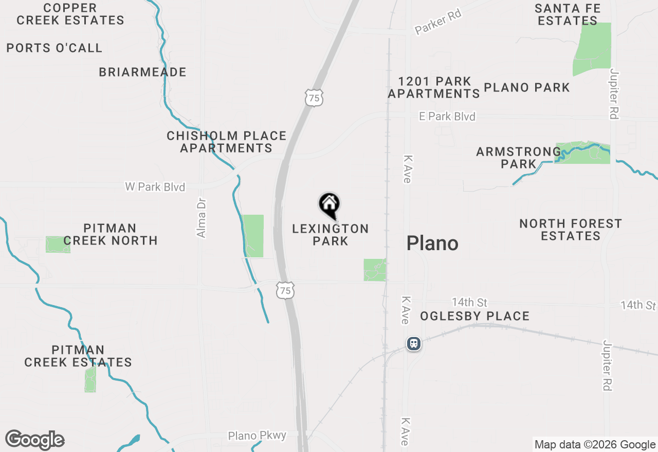 Map of 708 Wooster Lane, Plano, TX 75074