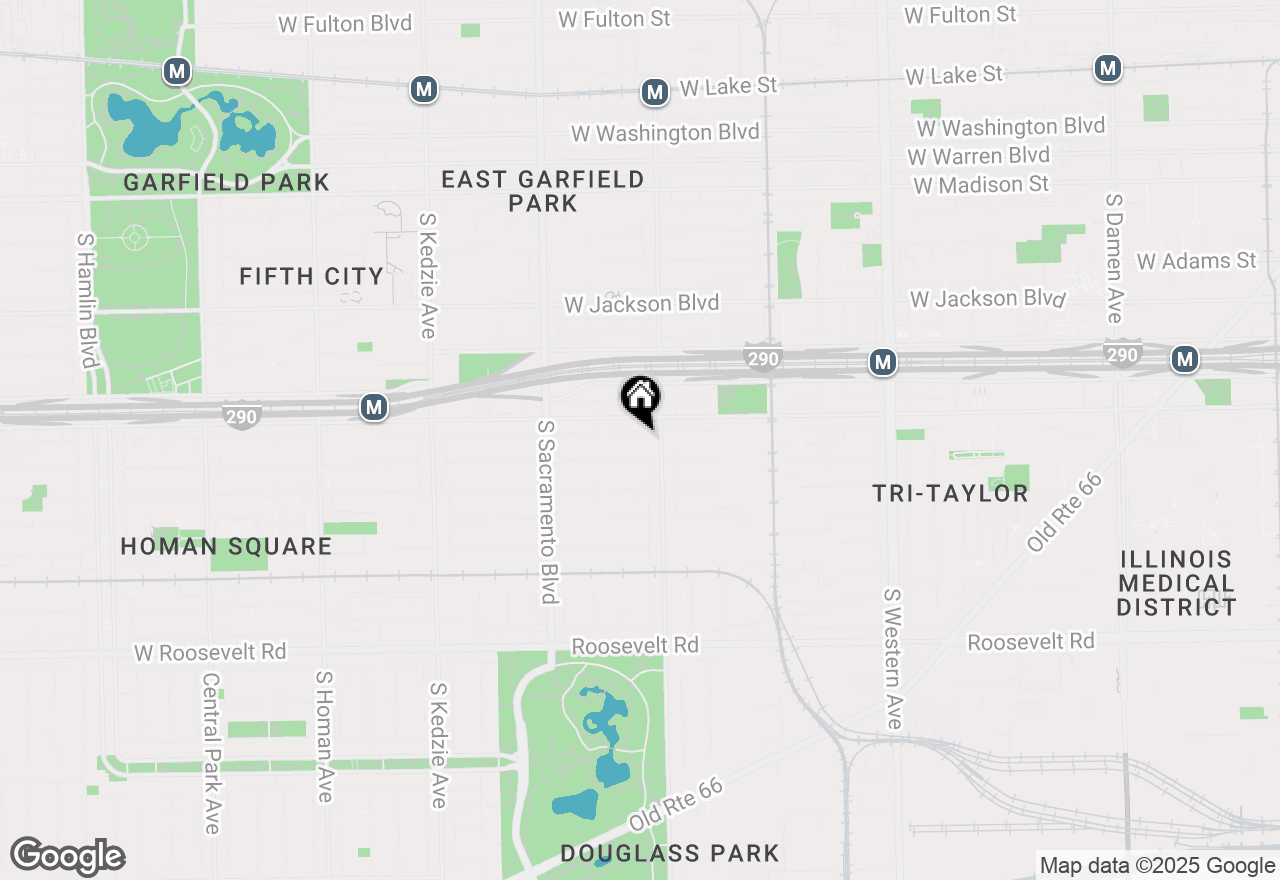 Map of 2820 W Flournoy Street, Chicago, IL 60612