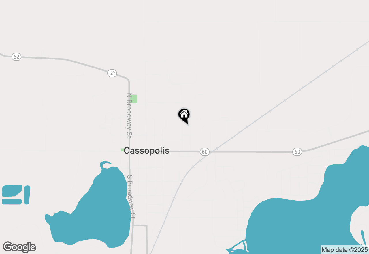 Map of 238 N 1st Street, Cassopolis, MI 49031