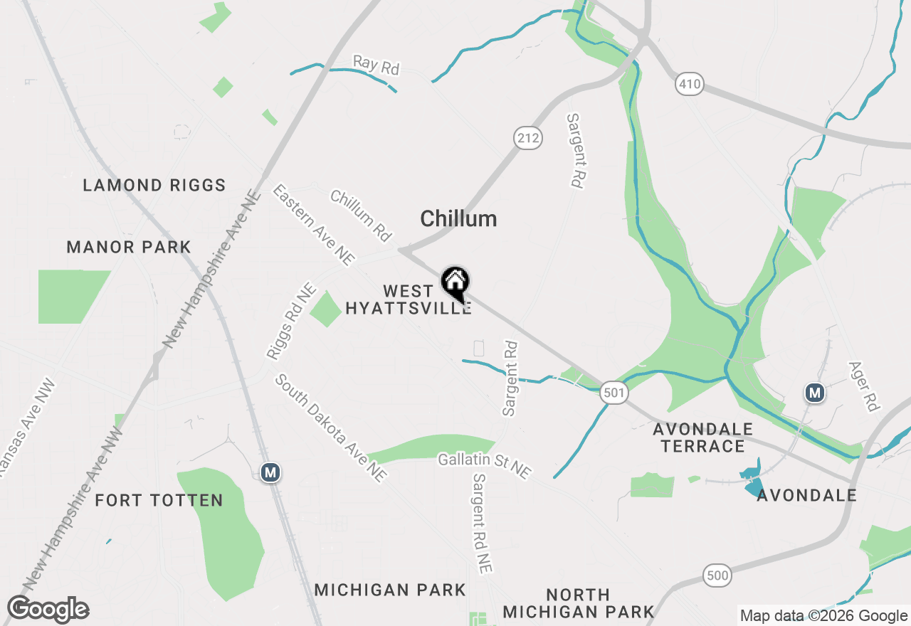 Map of 5601 Parker House Terrace #211, Hyattsville, MD 20782