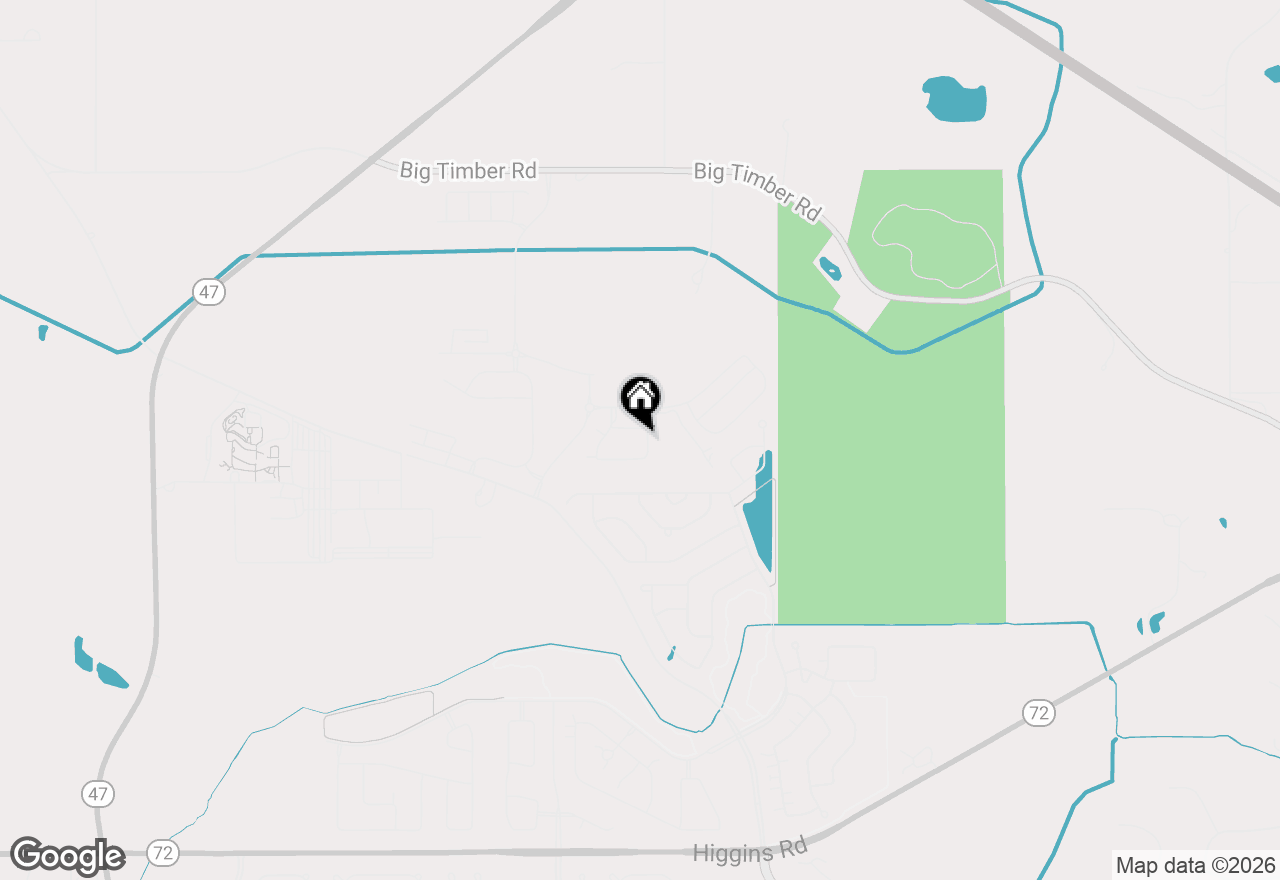 Map of 2422 Glacier Street, Pingree Grove, IL 60140