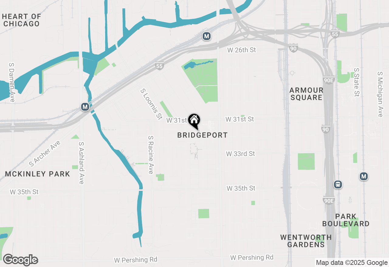 Map of 926 W 32nd Place #2F, Chicago, IL 60608