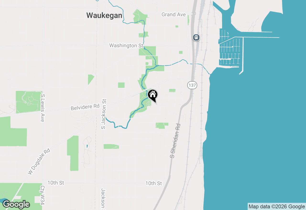 Map of 523 S Mcalister Avenue, Waukegan, IL 60085