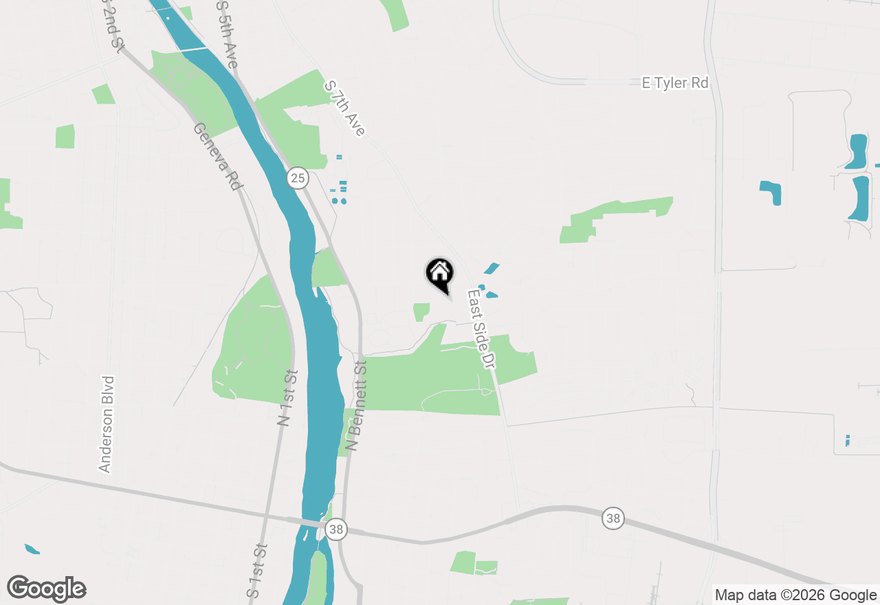 Map of 501 Elm Avenue, Geneva, IL 60134