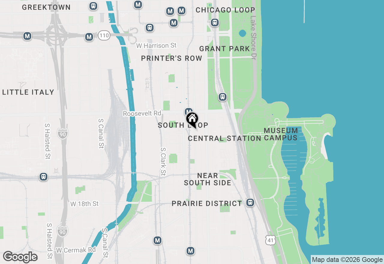 Map of 1312 S Wabash Avenue #12, Chicago, IL 60605
