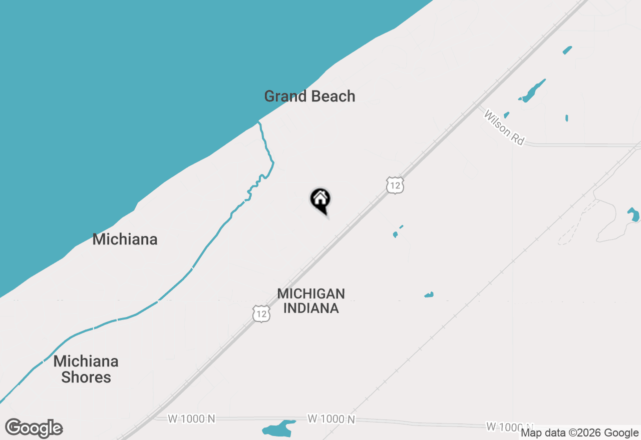 Map of 45322 Fairway Drive, New Buffalo, MI 49117