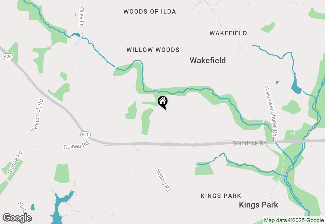 Map of 4848 Red Fox Drive, Annandale, VA 22003