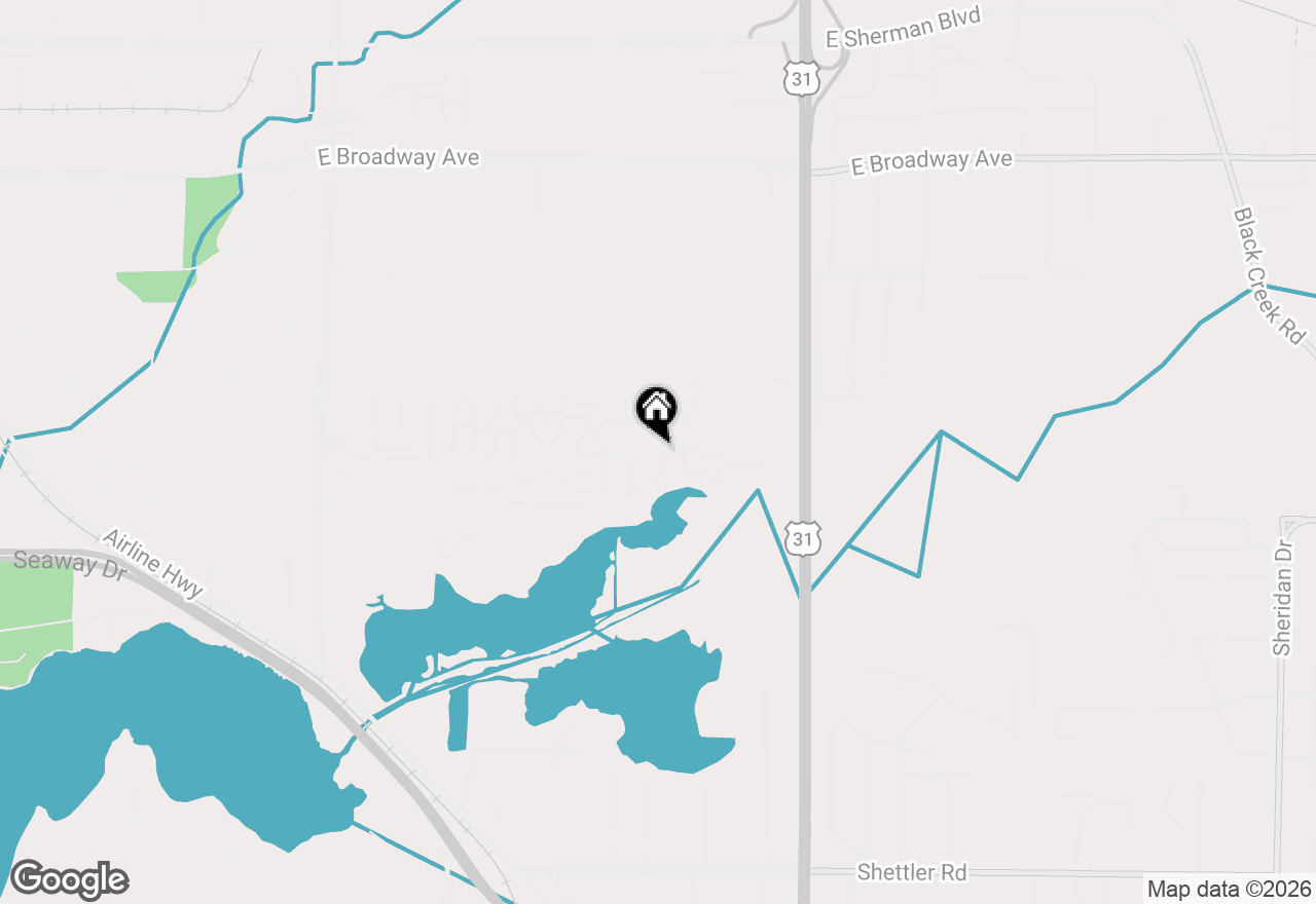 Map of 1371 Sarnia Street, Muskegon, MI 49444
