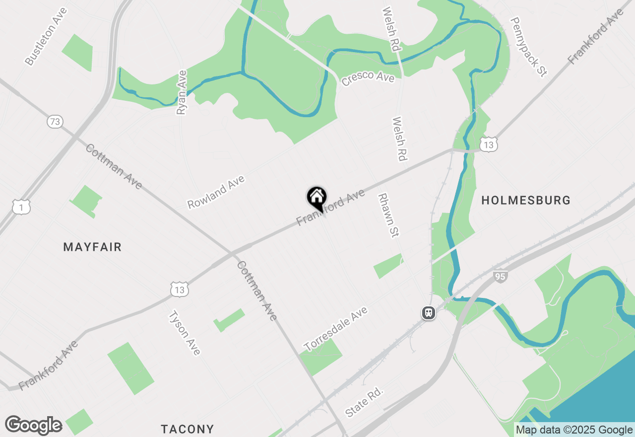 Map of 7645 Frankford Avenue, Philadelphia, PA 19136