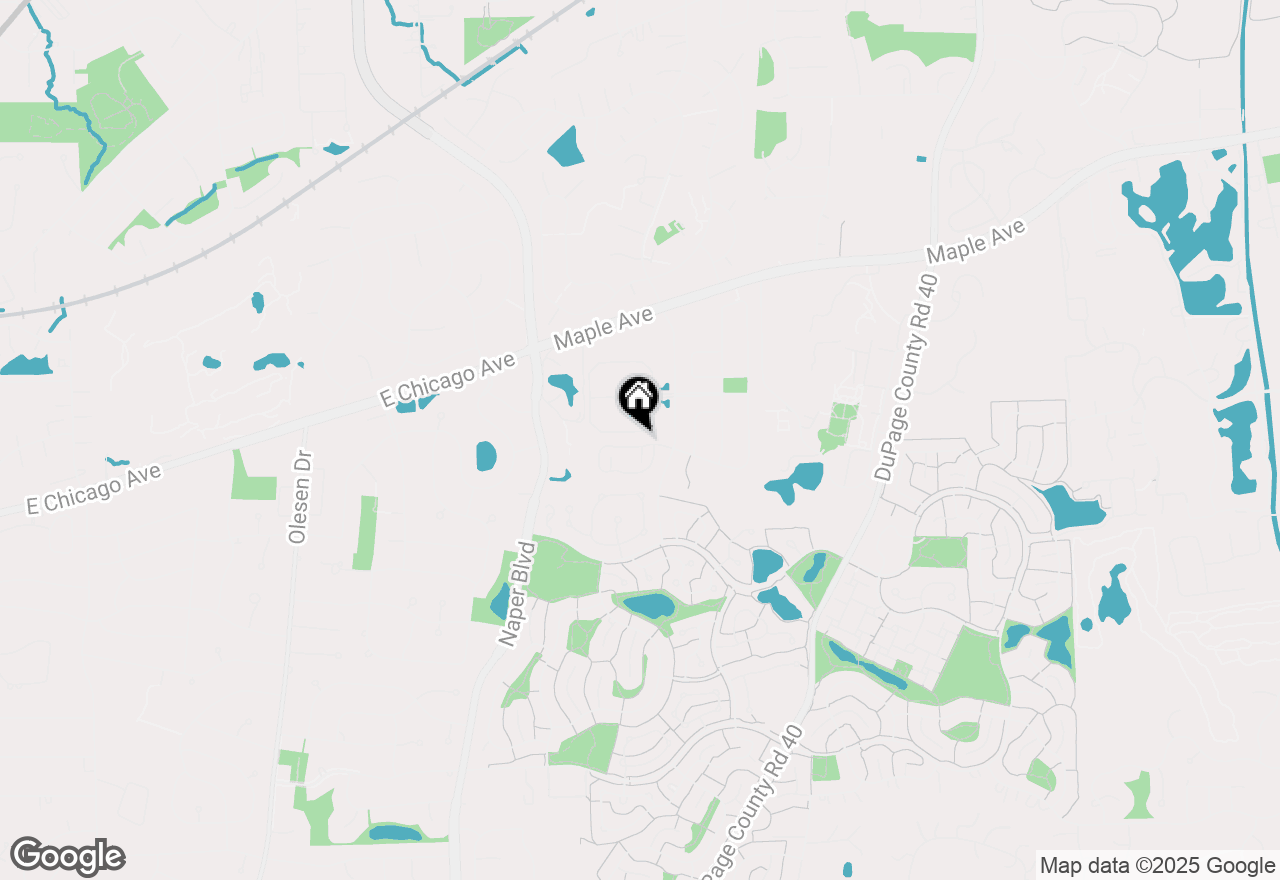 Map of 2732 Weeping Willow Road #B, Lisle, IL 60532