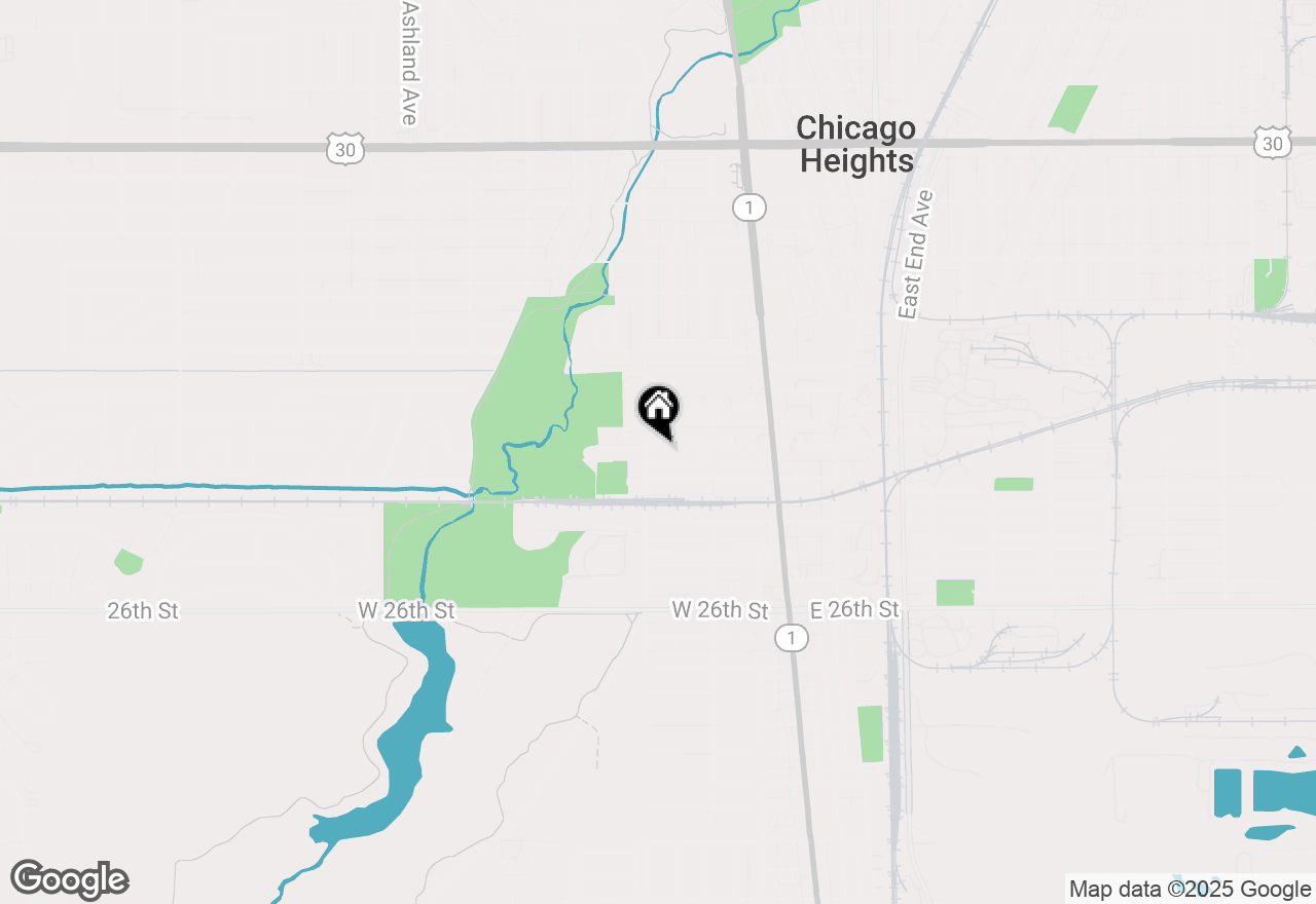 Map of 98 W Main Street, Chicago Heights, IL 60411