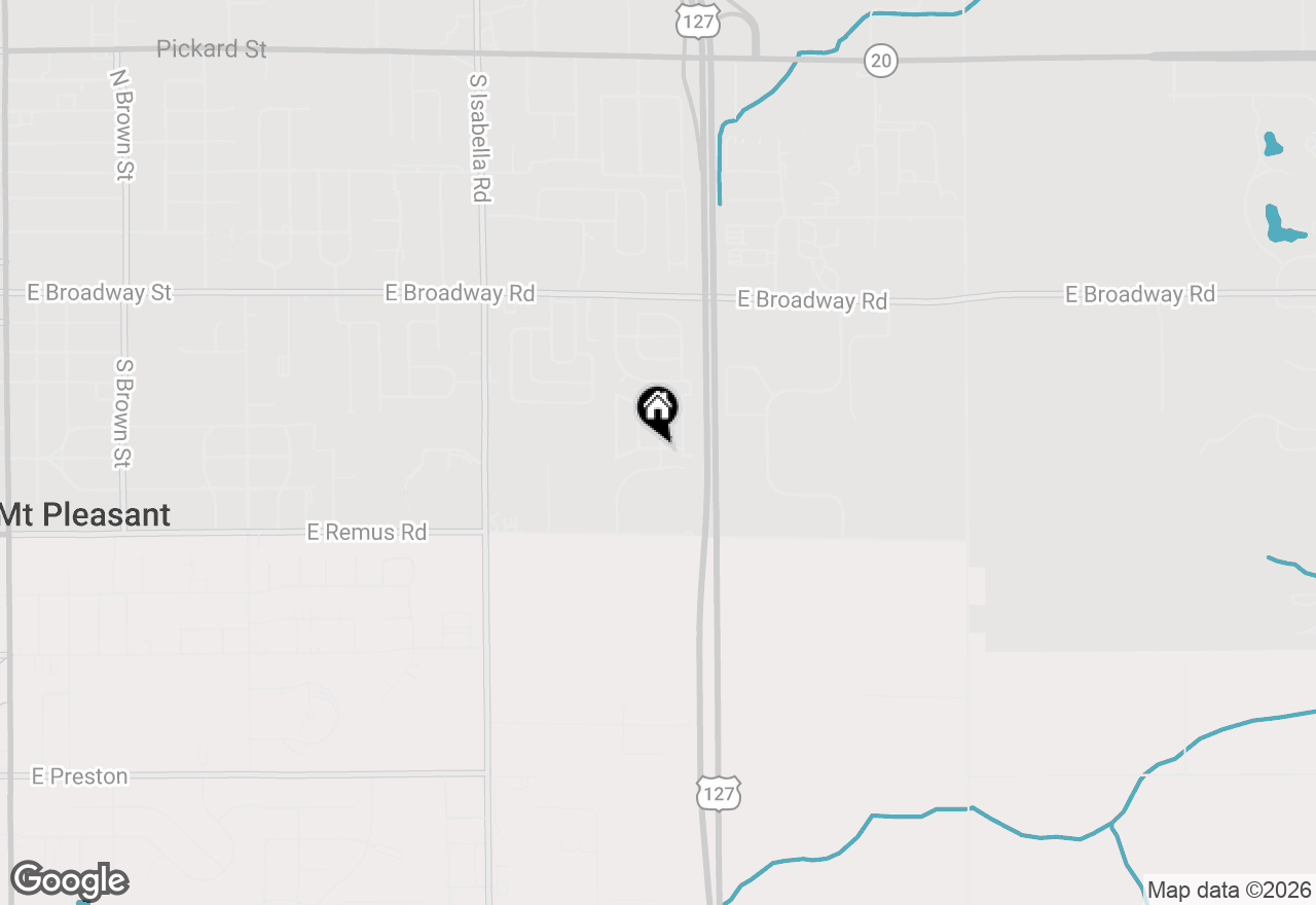 Map of 2742 S Sage Drive, Mt Pleasant, MI 48858