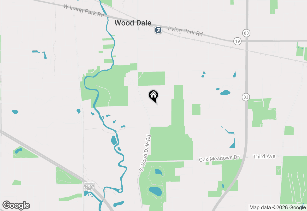 Map of 142 Elizabeth Court, Wood Dale, IL 60191