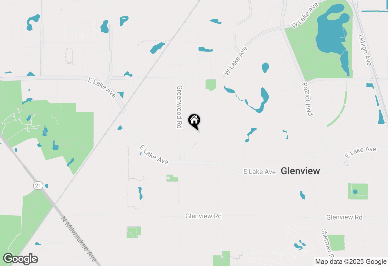 Map of 3208 Bellwood Lane, Glenview, IL 60026