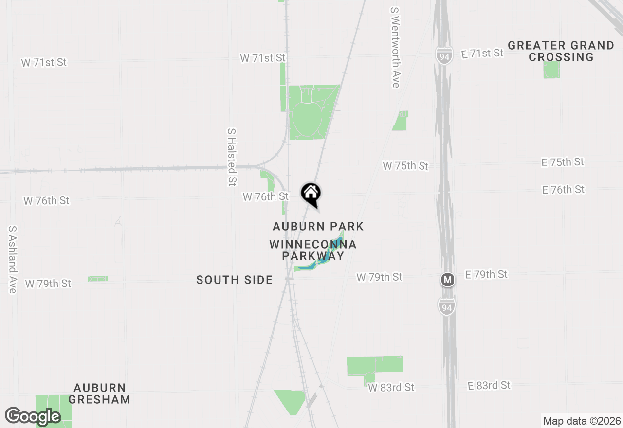 Map of 7642 S Normal Avenue, Chicago, IL 60620