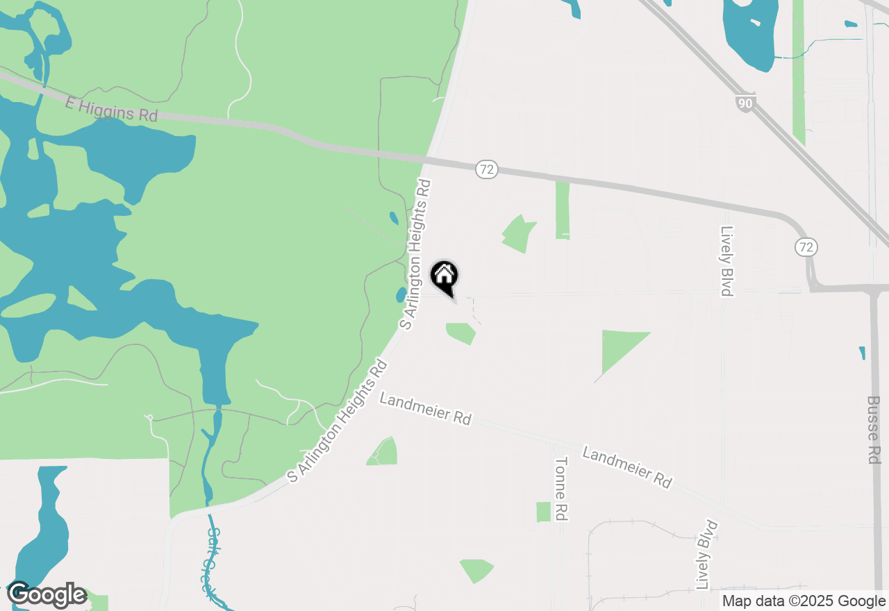 Map of 102 Ridgewood Road, Elk Grove Village, IL 60007