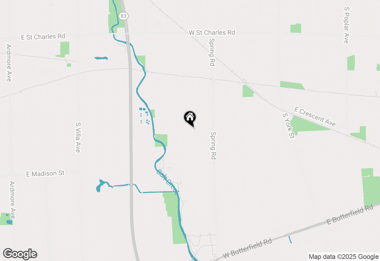 Map of 663 S Hawthorne Avenue, Elmhurst, IL 60126