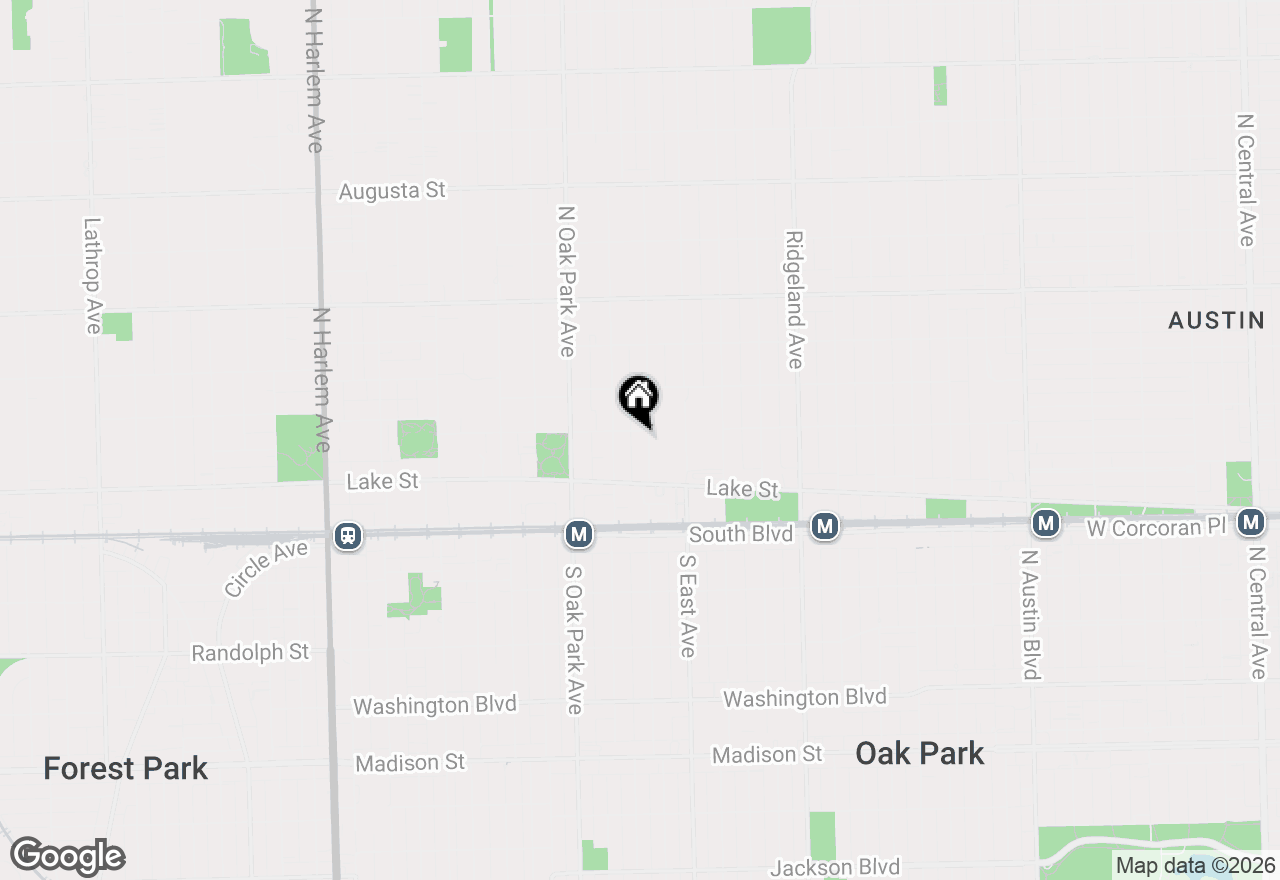 Map of 177 Linden Avenue #3, Oak Park, IL 60302