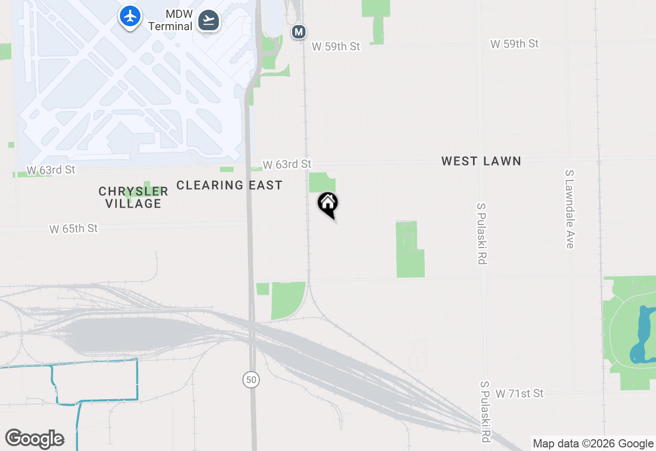 Map of 4517 W 65th Street, Chicago, IL 60629